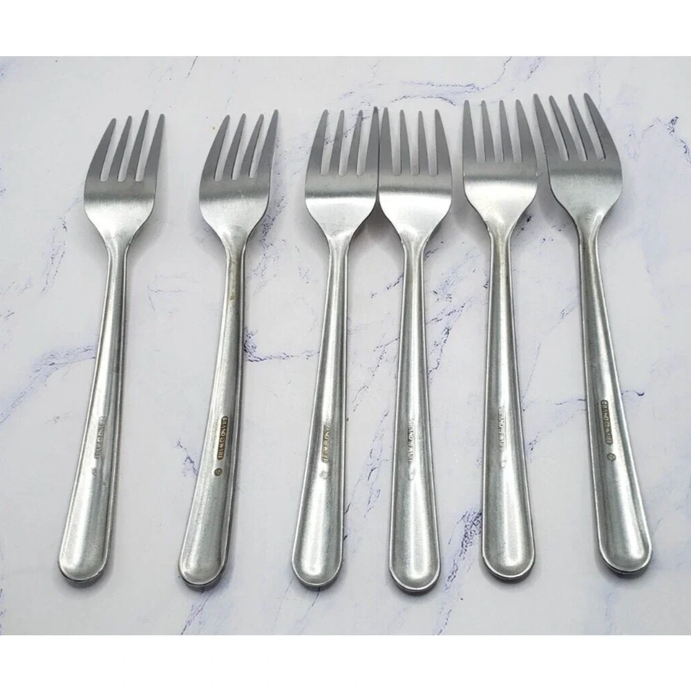 6 Pack Dominion Dinner Forks Stainless Steel Fork Brand Ware Flatware